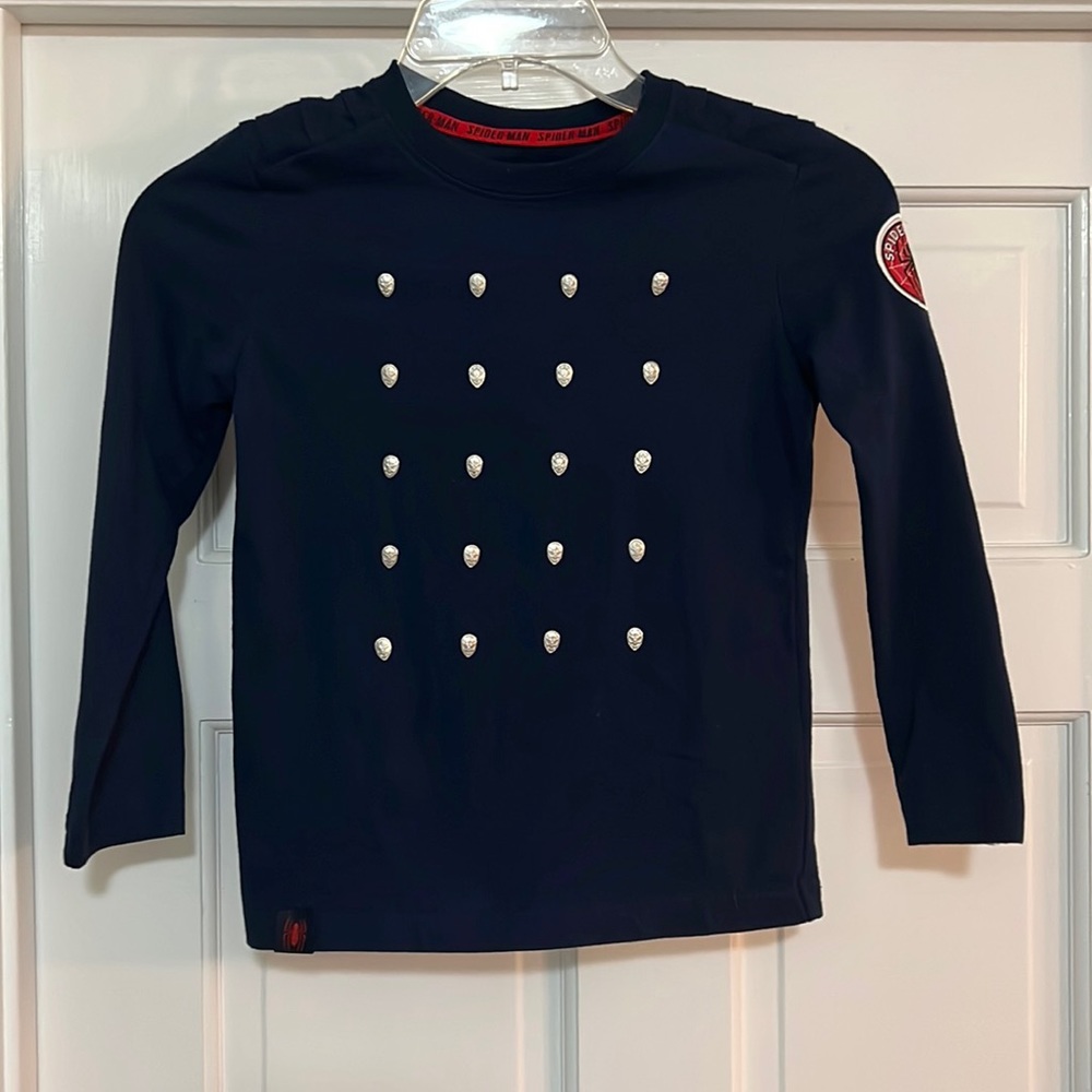 Spider-Man Marvel Embellished long sleeve Top size S(6/7)